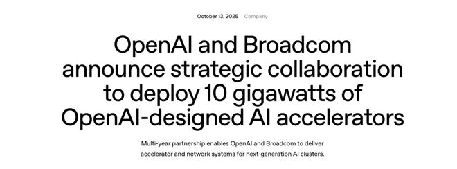 界「M1时刻」九个月杀到！联手博通三年10GWEVO视讯平台OpenAI官宣自研首颗芯片AI(图10)